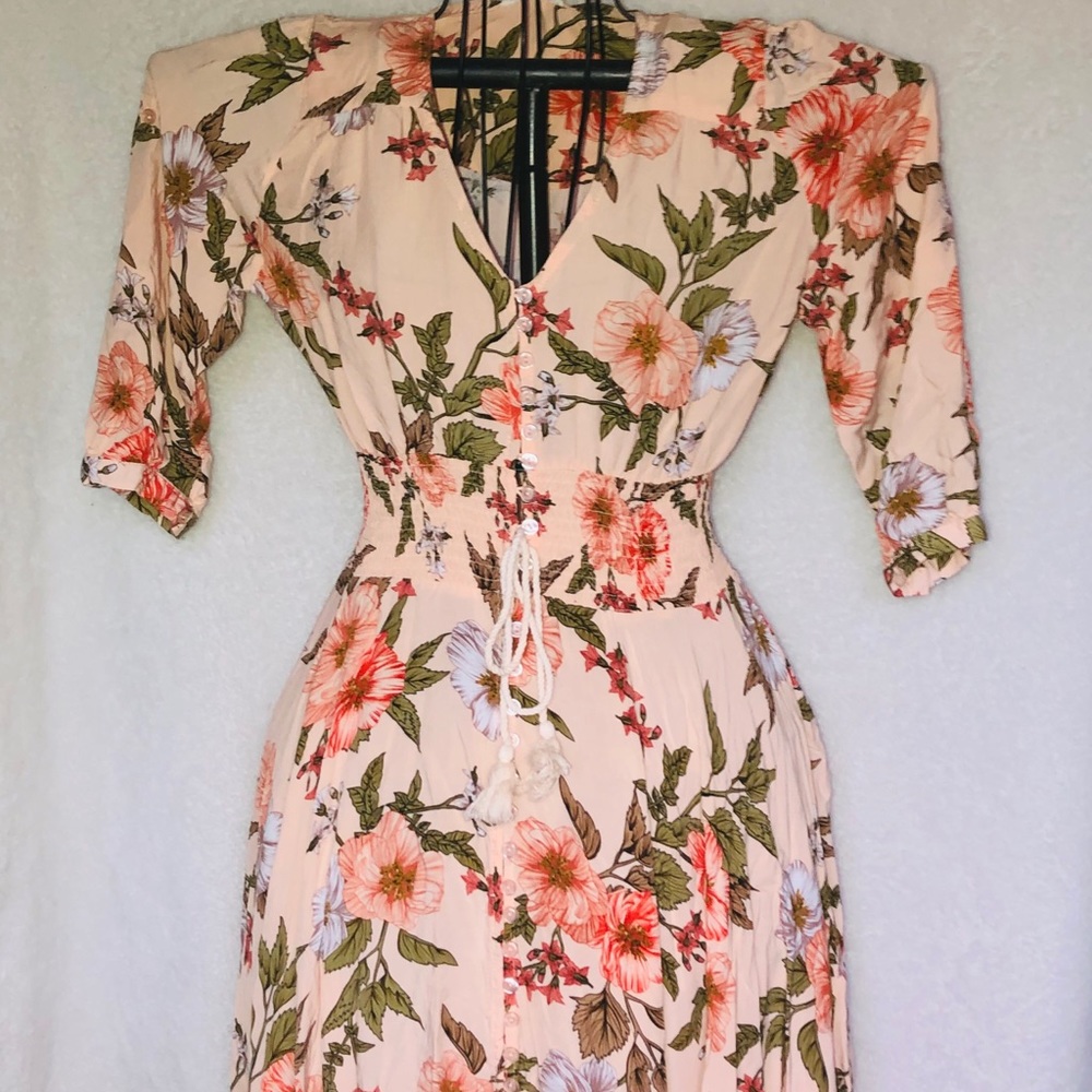 Casual floral Maxi dress